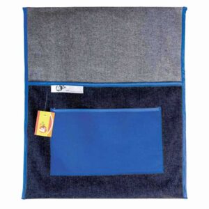 4KIDS DENIM CHAIR BAG WITH POCKET BLUE